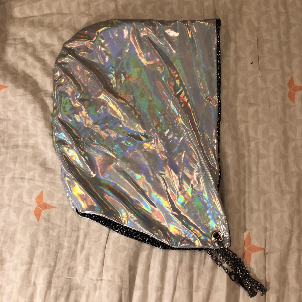 Holographic Reversible Hood (Handmade)